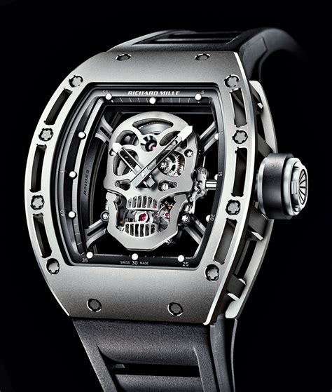 richard mille skull watch replica india|richard mille black skeleton price.